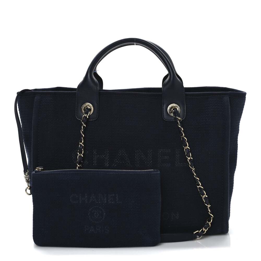 Chanel Mixed Fibers Calfskin Medium #202654C20 - Picture 3 of 12
